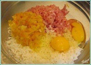 Тефтели с рисом и мясом