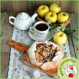 Галета с грушами, яблоками и изюмом - фото шаг 6