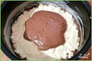 Шоколадно-творожный пирог в мультиварке - фото шаг 5