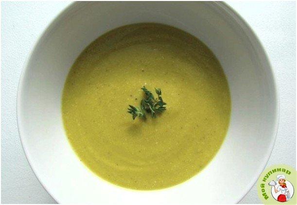 Вегетарианский суп-пюре из брокколи - фото шаг 1