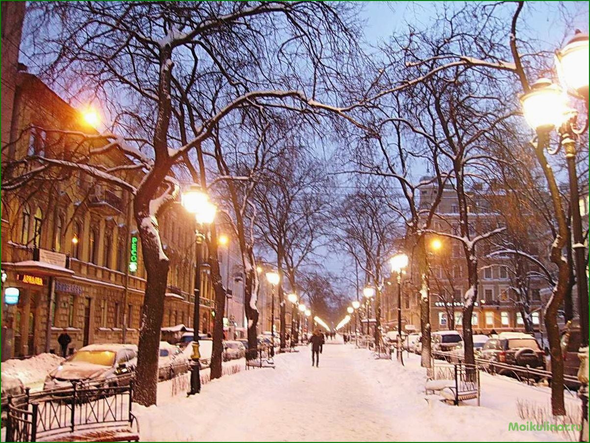 Зимний город: красота и волшебство снежных дней