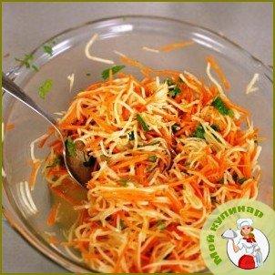 Салат из редьки с морковью - фото шаг 5