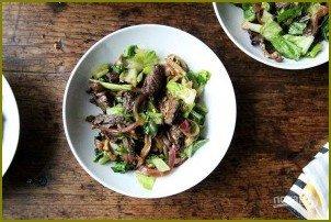 Салат с мясом и овощами - фото шаг 5