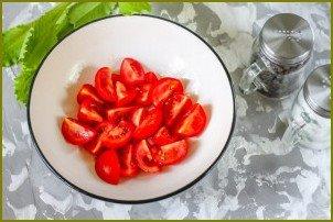Салат с базиликом и помидорами - фото шаг 2