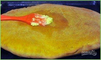Пирог на кефире с капустой - фото шаг 9