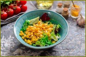 Салат с брокколи и кукурузой - фото шаг 3