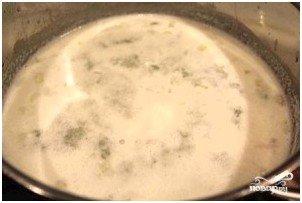 Сырный крем-суп с шампиньонами - фото шаг 4