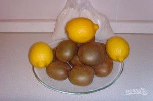 Варенье из киви с лимоном - фото шаг 1