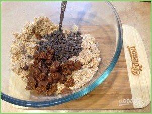 Печенье из цельнозерновой муки с инжиром и шоколадом - фото шаг 6