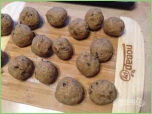 Печенье из цельнозерновой муки с инжиром и шоколадом - фото шаг 8