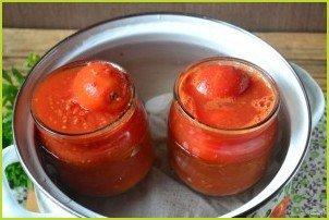 Помидоры в томатном соке на зиму - фото шаг 4