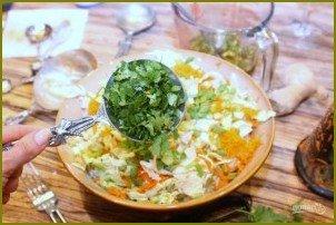 Теплый салат с куриным филе по-тайски - фото шаг 8