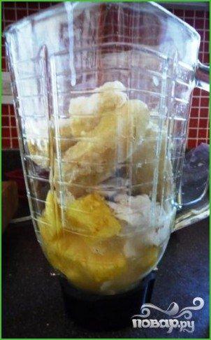 Витаминный напиток из ананаса и банана - фото шаг 4