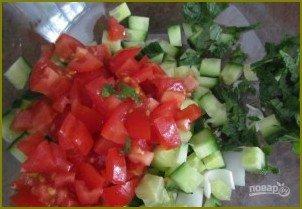 Салат с булгуром и овощами - фото шаг 2