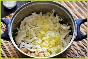Салат с капустой и фасолью на зиму - фото шаг 5