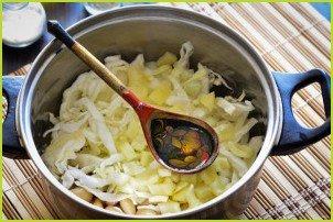 Салат с капустой и фасолью на зиму - фото шаг 7