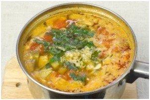 Вегетарианский суп-пюре из чечевицы - фото шаг 13