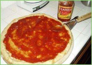 Овощная пицца с сыром Моцарелла - фото шаг 15