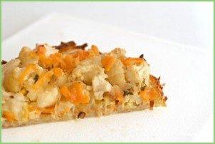 Пирог с картофельной корочкой, цветной капустой и сыром - фото шаг 5