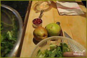 Салат с грушей и сыром - фото шаг 4