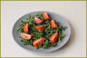 Салат с хрустящими баклажанами и помидорами - фото шаг 7