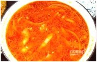 Суп харчо с томатной пастой - фото шаг 4