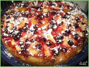 Пирог на ряженке с ягодами - фото шаг 3