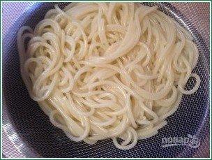 Спагетти с сыром и сливками