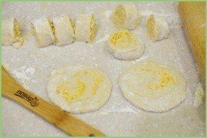 Лепешки сырные на сковороде - фото шаг 9
