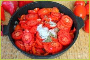 Салат из сладкого перца и помидоров на зиму - фото шаг 5