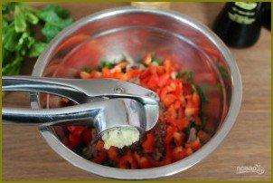 Салат с мясом и соевым соусом - фото шаг 6