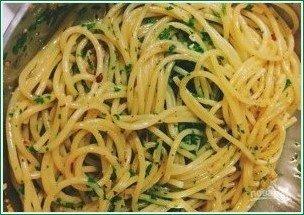 Спагетти с петрушкой