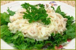 Кальмаровый салат с рисом - фото шаг 4
