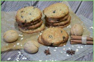 Овсяное печенье с изюмом и орехами - фото шаг 12