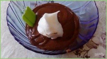 Рецепт шоколадного пирога с творожными шариками - фото шаг 10