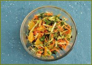 Салат с корейской морковью и апельсином - фото шаг 5