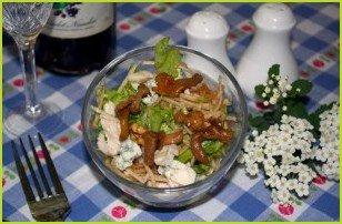 Салат с лисичками маринованными - фото шаг 5