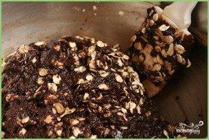 Шоколадное печенье с овсяными хлопьями - фото шаг 2