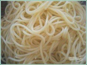 Спагетти с соевым соусом