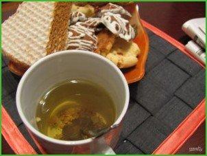 Зеленый чай с липой - фото шаг 3
