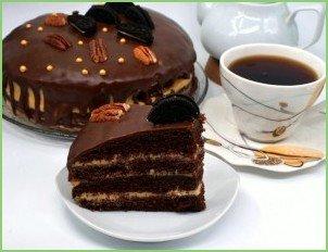 Торт шоколадно-арахисовый - фото шаг 7