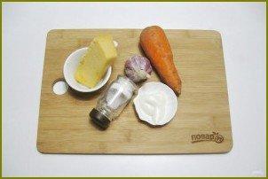 Салат с сыром и чесноком - фото шаг 1