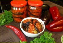 Закуска из баклажанов на зиму