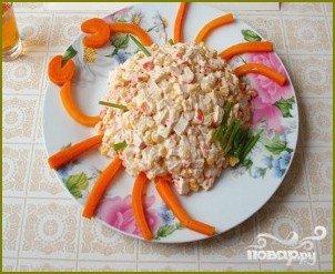 Салат с крабовыми палочками 