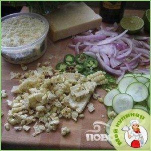 Пицца с цуккини и кукурузой - фото шаг 1