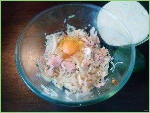 Пирог с семгой и капустой - фото шаг 5