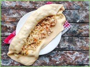 Штрудель с мясом и капустой - фото шаг 5