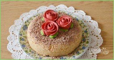 Торт без выпечки из печенья и сгущенки - фото шаг 3