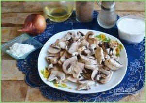 Запеченные блины с курицей и шампиньонами - фото шаг 10