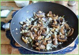 Запеченные блины с курицей и шампиньонами - фото шаг 14